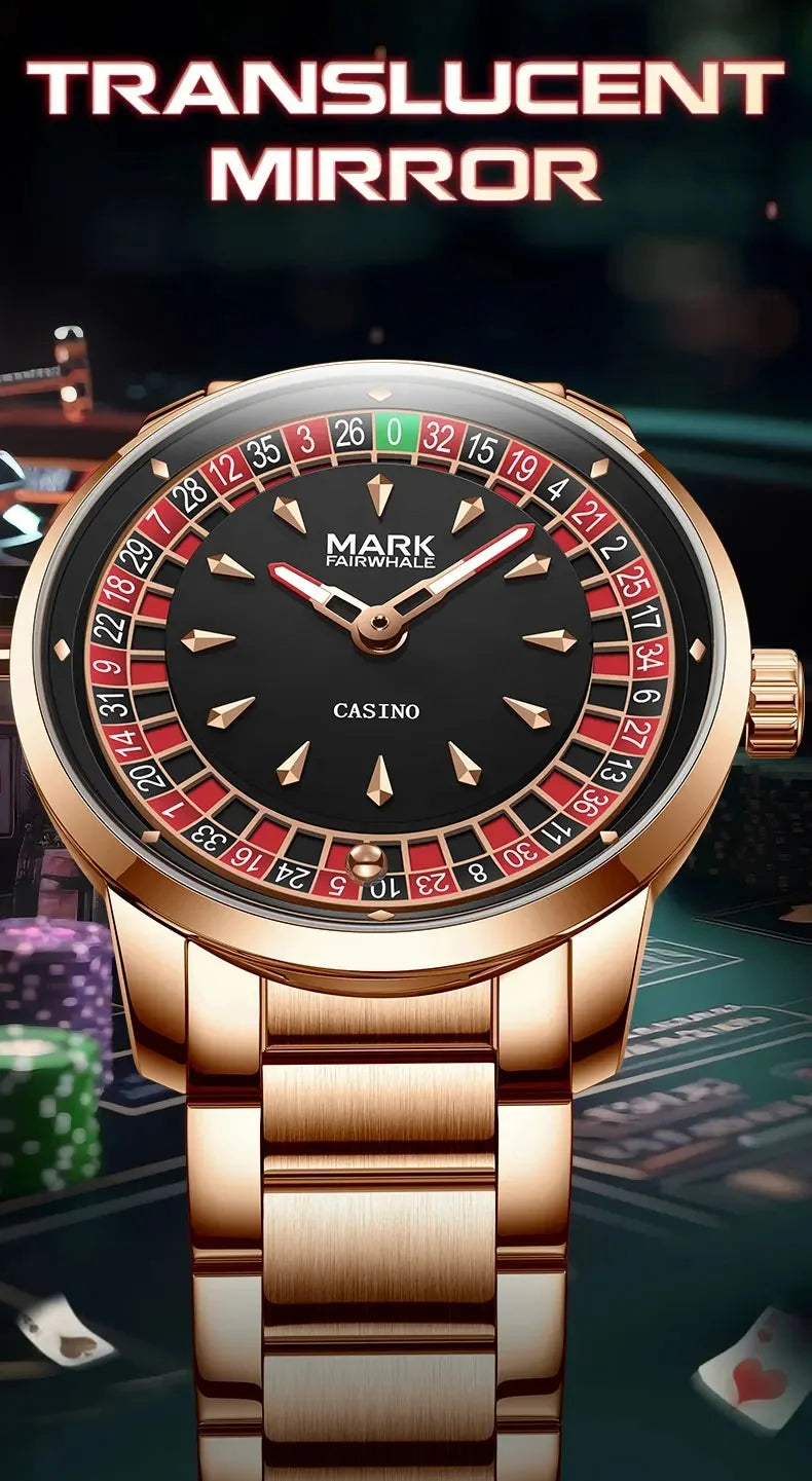 🎰SpinTime™ Casino Roulette Quartz Watch