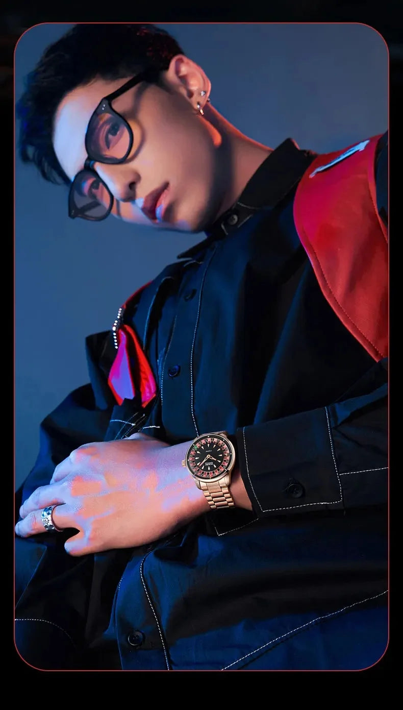 🎰SpinTime™ Casino Roulette Quartz Watch