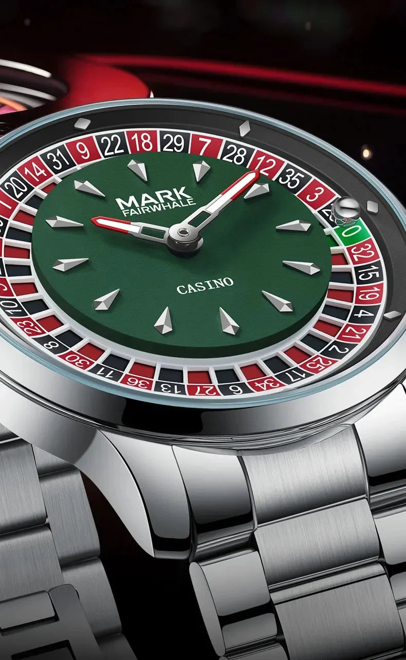 🎰SpinTime™ Casino Roulette Quartz Watch
