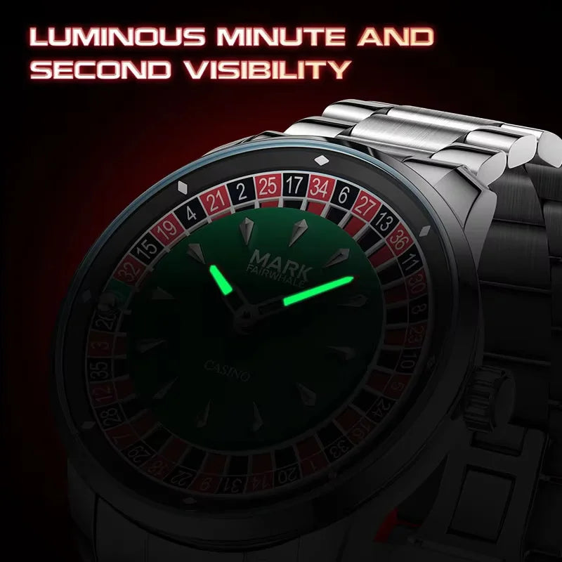 🎰SpinTime™ Casino Roulette Quartz Watch
